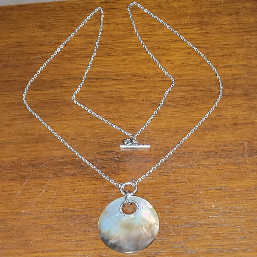 Cookie Lee Abalone Shell Necklace